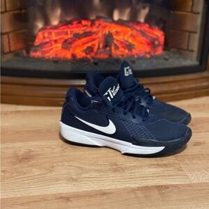 Nike Navy and White Athletic Shoes